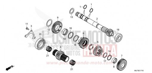 GETRIEBE (HAUPTWELLE) (NT1100D) NT1100DN de 2022